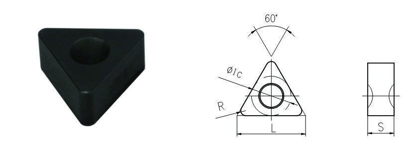 TNGO Dimple Solid CBN Insert